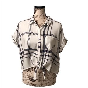 Altar’d State Tie Front Top